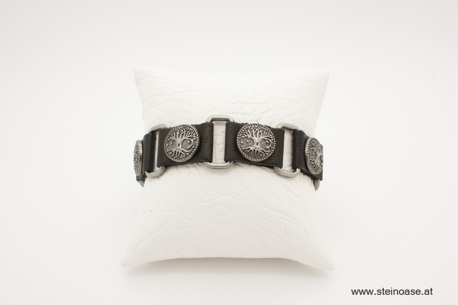 Lederarmband 'Lebensbaum'